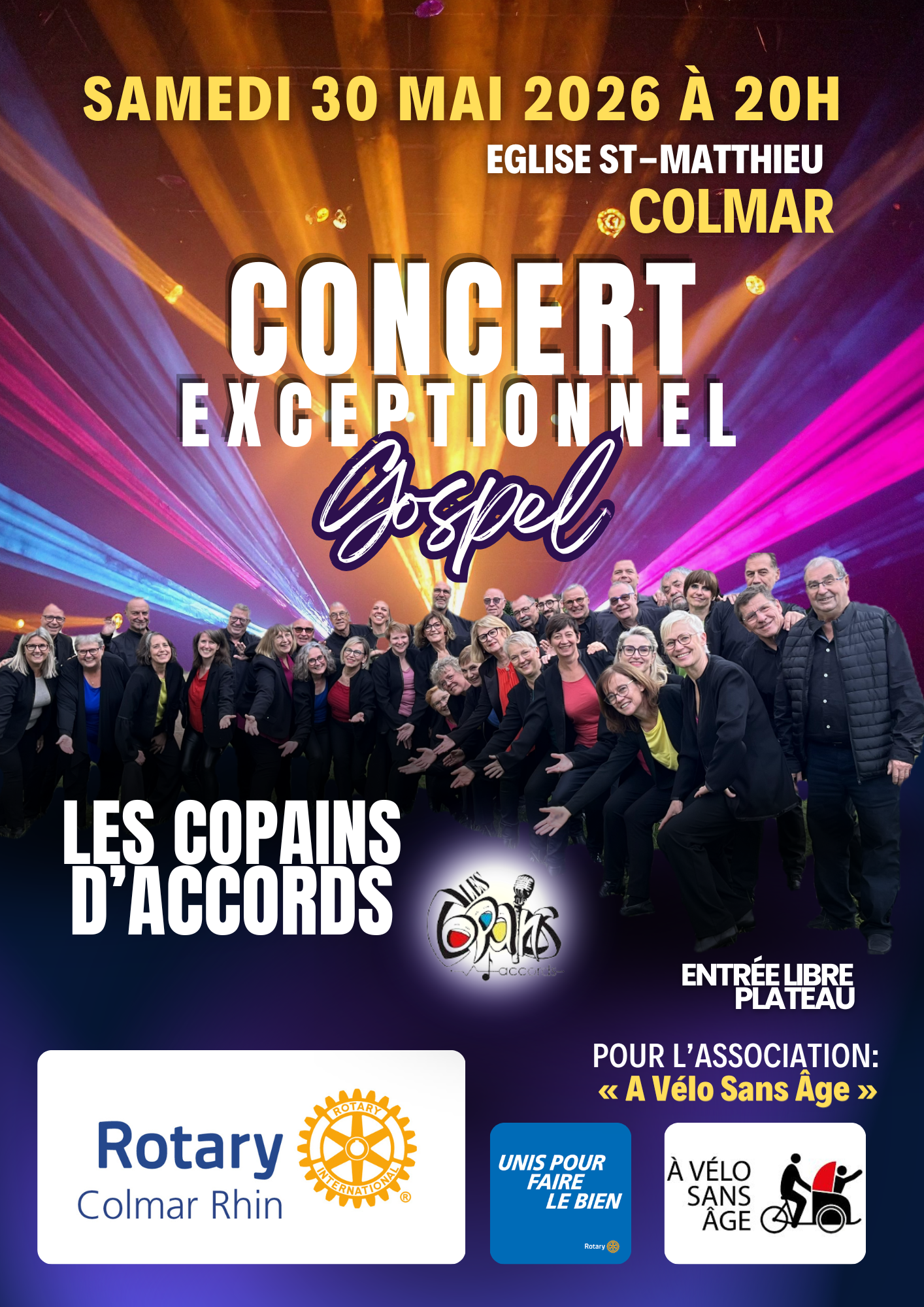 Concert gospel, le 30 mai 2026 à Colmar